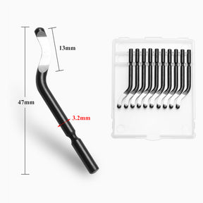 Ersatzklingen Set für Handentgrater 10 Stück